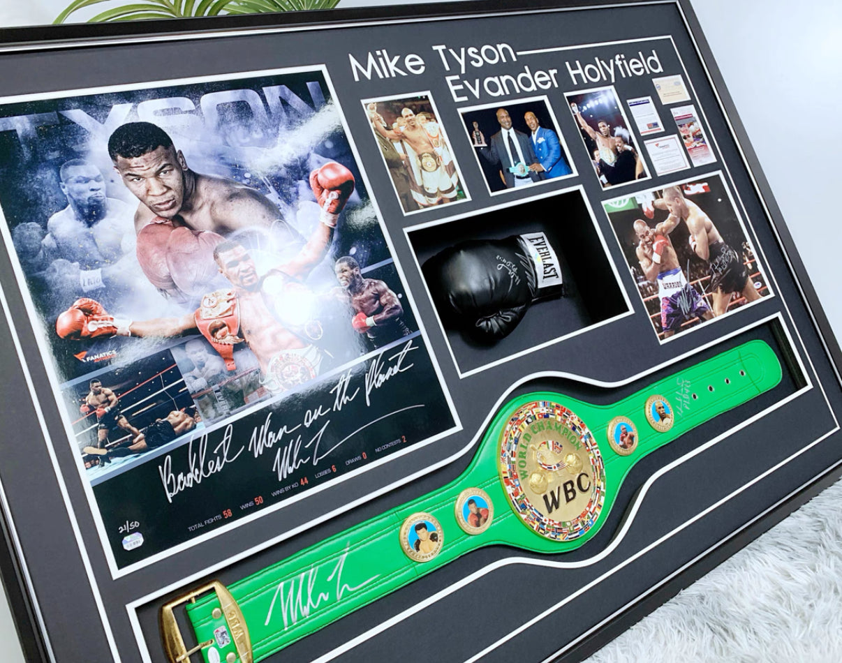 Tyson Autographed Memorabilia | Personalized Framed Keepsake