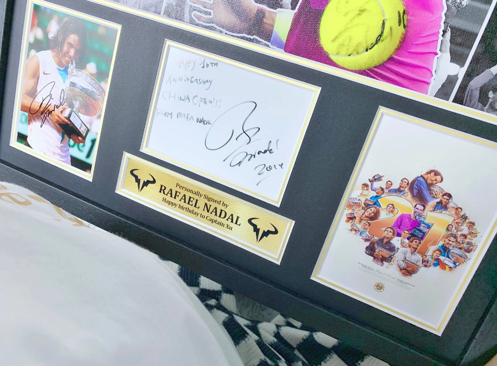 Nadal Custom Framed Sentimental Item