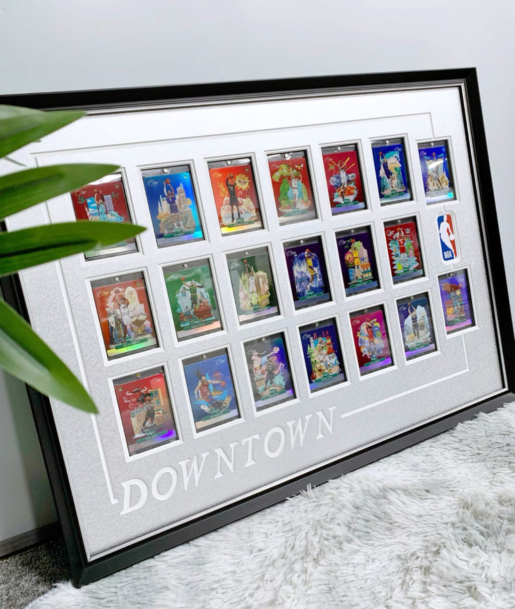 Custom NBA Trading Card Framing | Collector Display Case