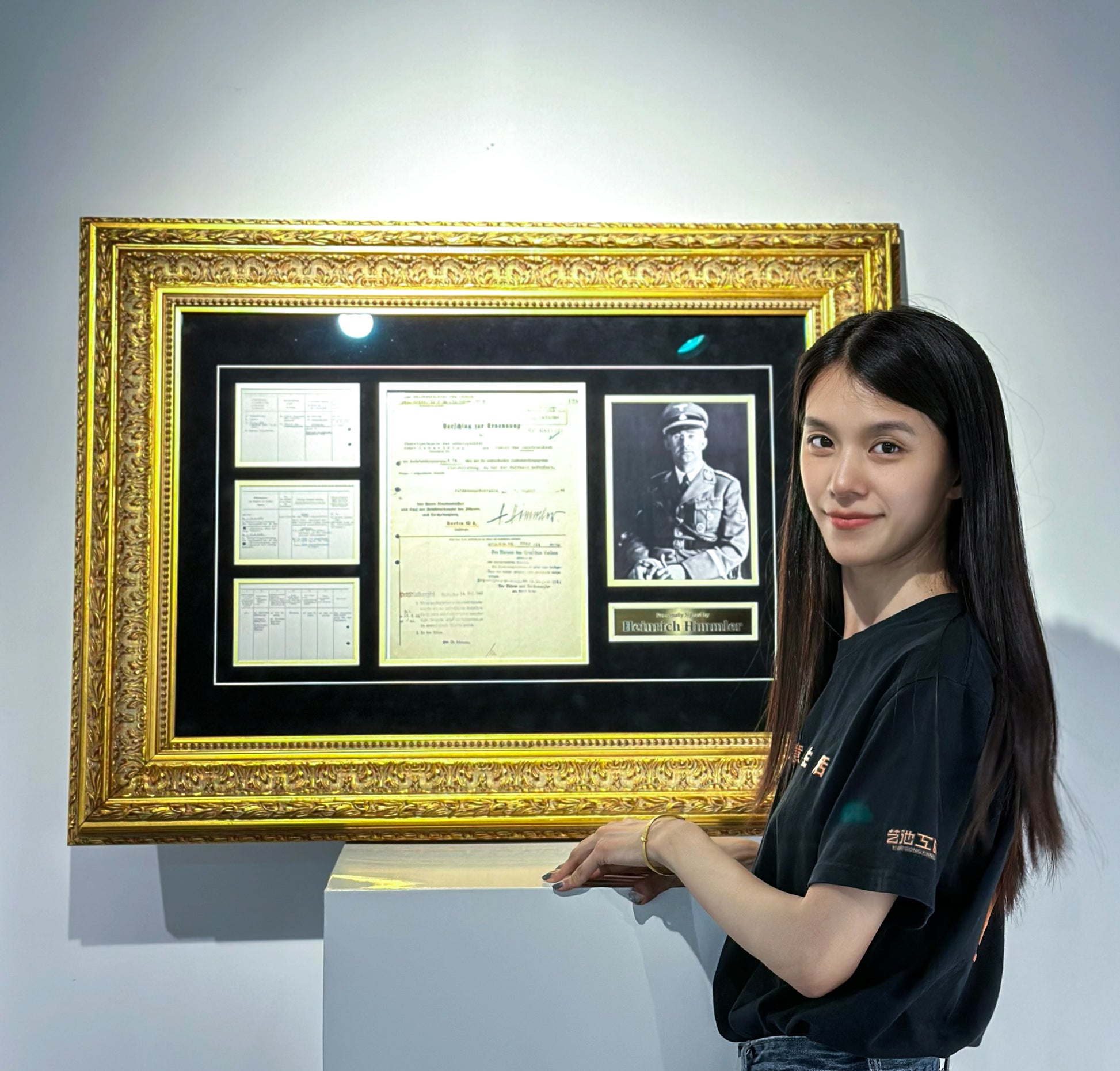 Himmler Sentimental Item with Personalized Custom Design Framed