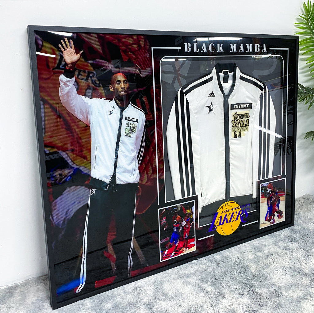Kobe Bryant Los Angeles Lakers Autographed Jersey Framed