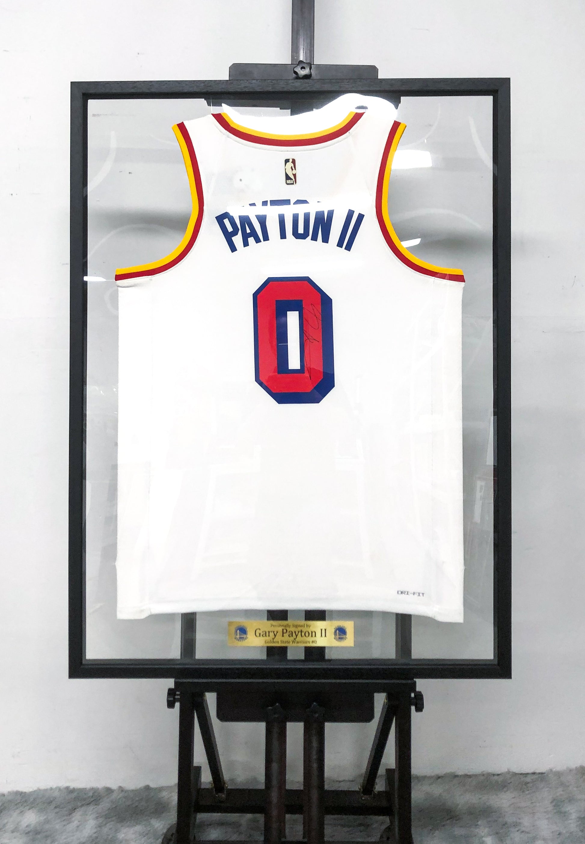 Stephen Curry Golden State Warriors Custom Framed Autographed Jersey