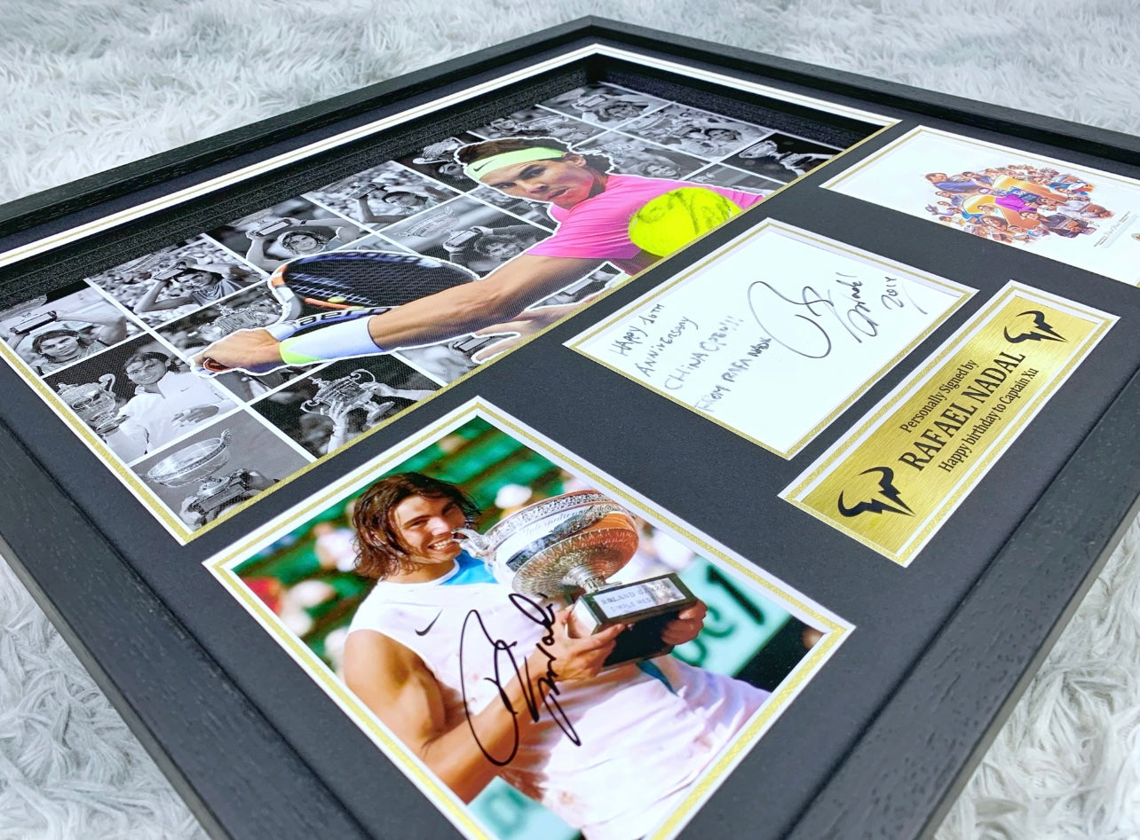 Nadal Custom Framed Sentimental Item