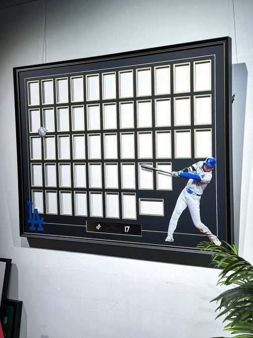 Shohei Ohtani Los Angeles Dodgers Signature Ball Display Framing | Bespoke Sports Memorabilia