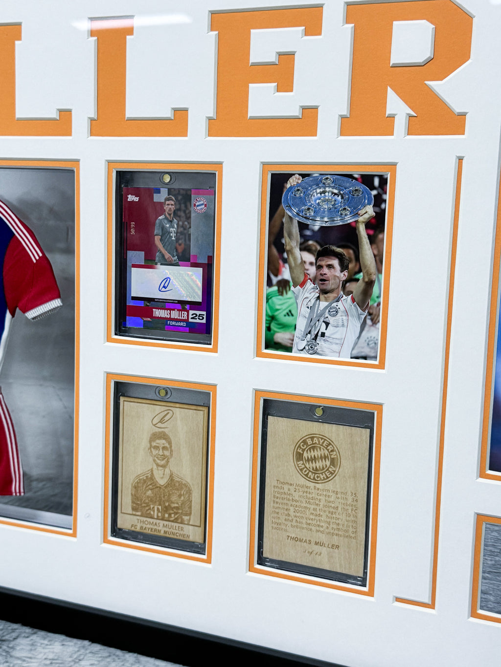 Thomas Müller FC Bayern Munich Jersey – Autographed Custom Framing