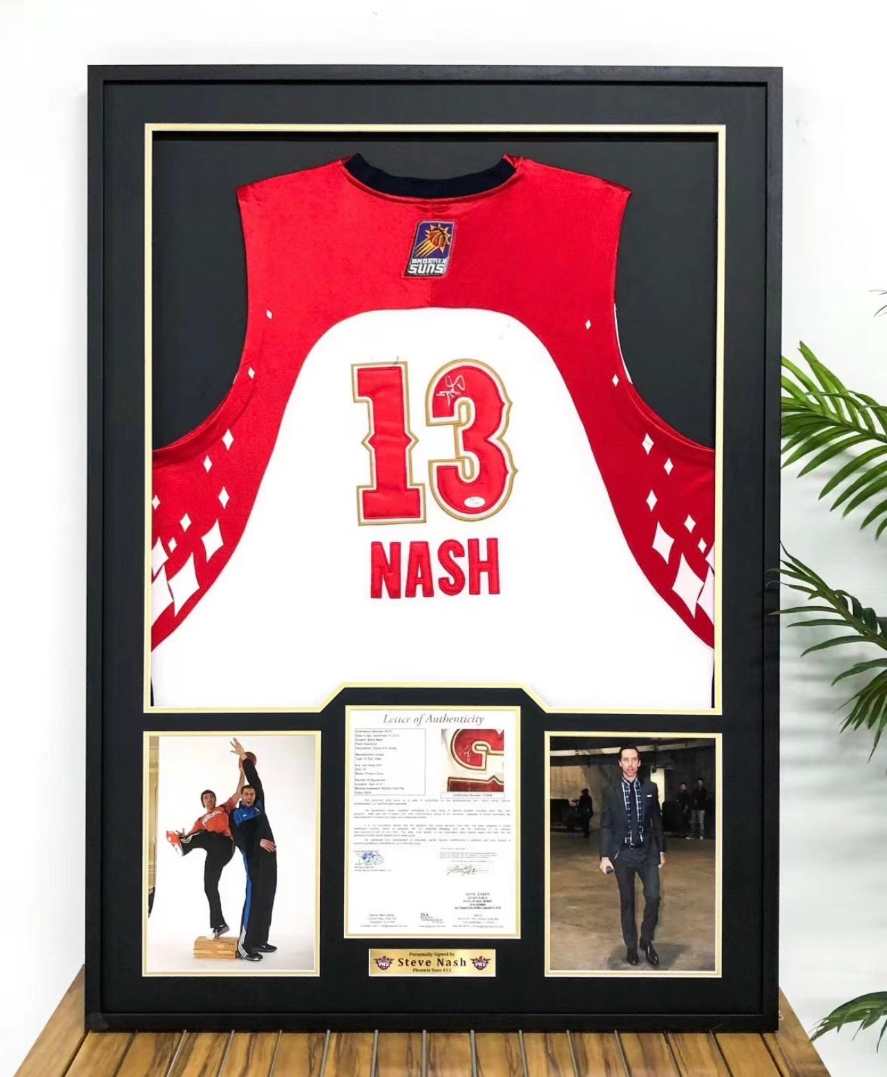 Kevin Garnett Minnesota Timberwolves Autographed Jersey Custom Framing