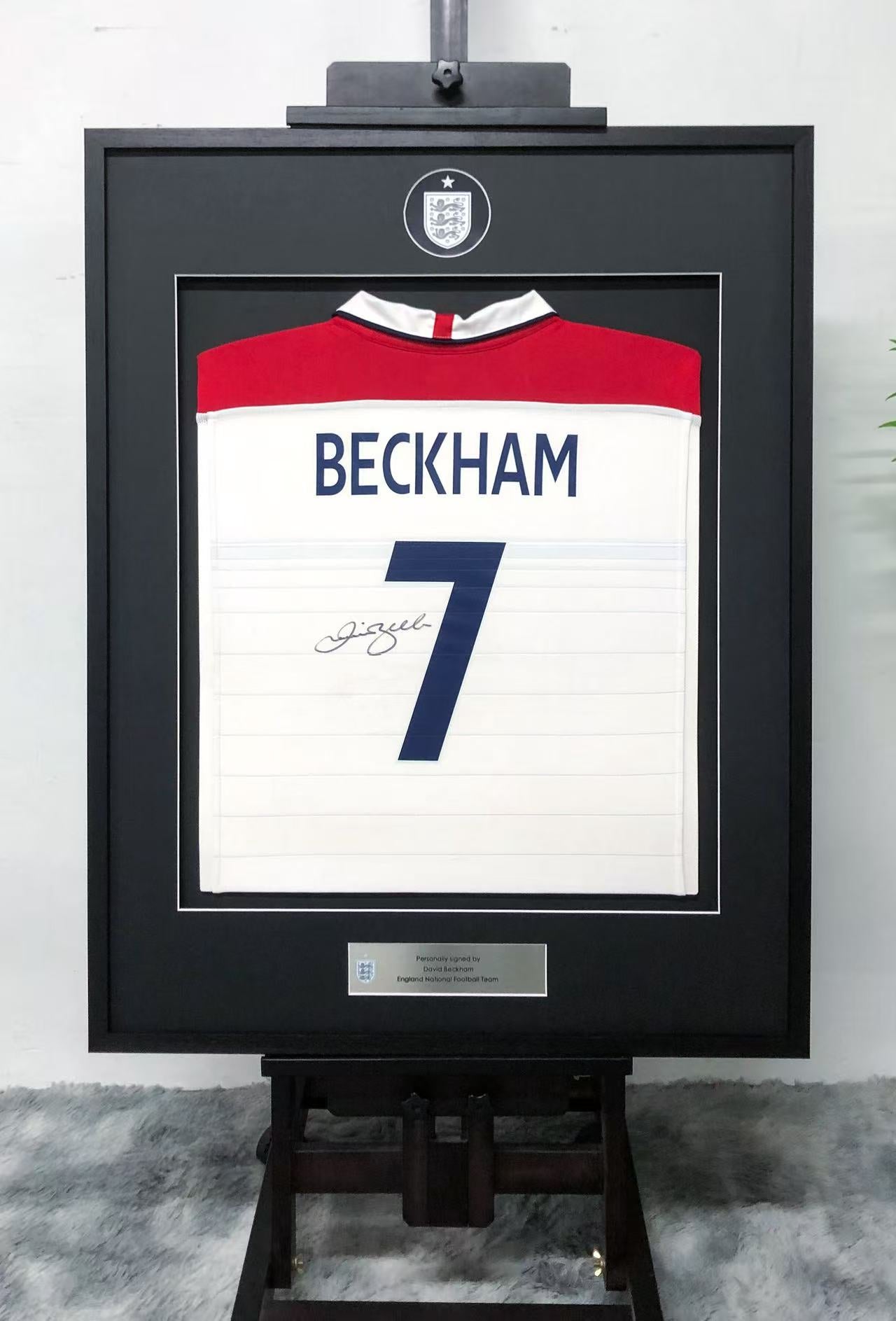 David Beckham England National Team Jersey Framing