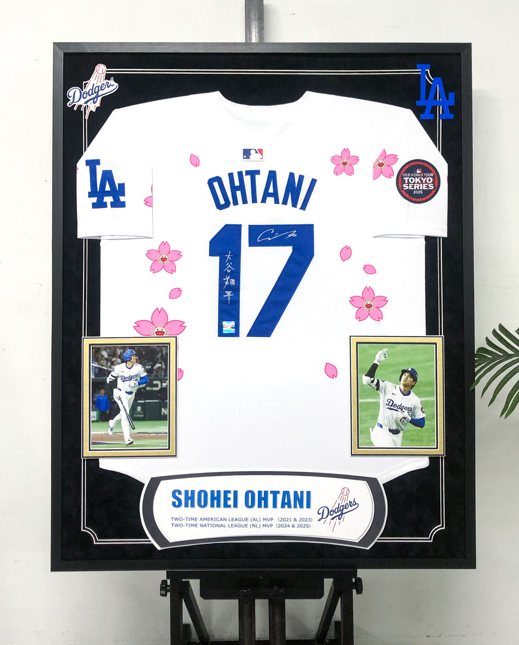 Shohei Ohtani Dodgers Signed Jersey Framing