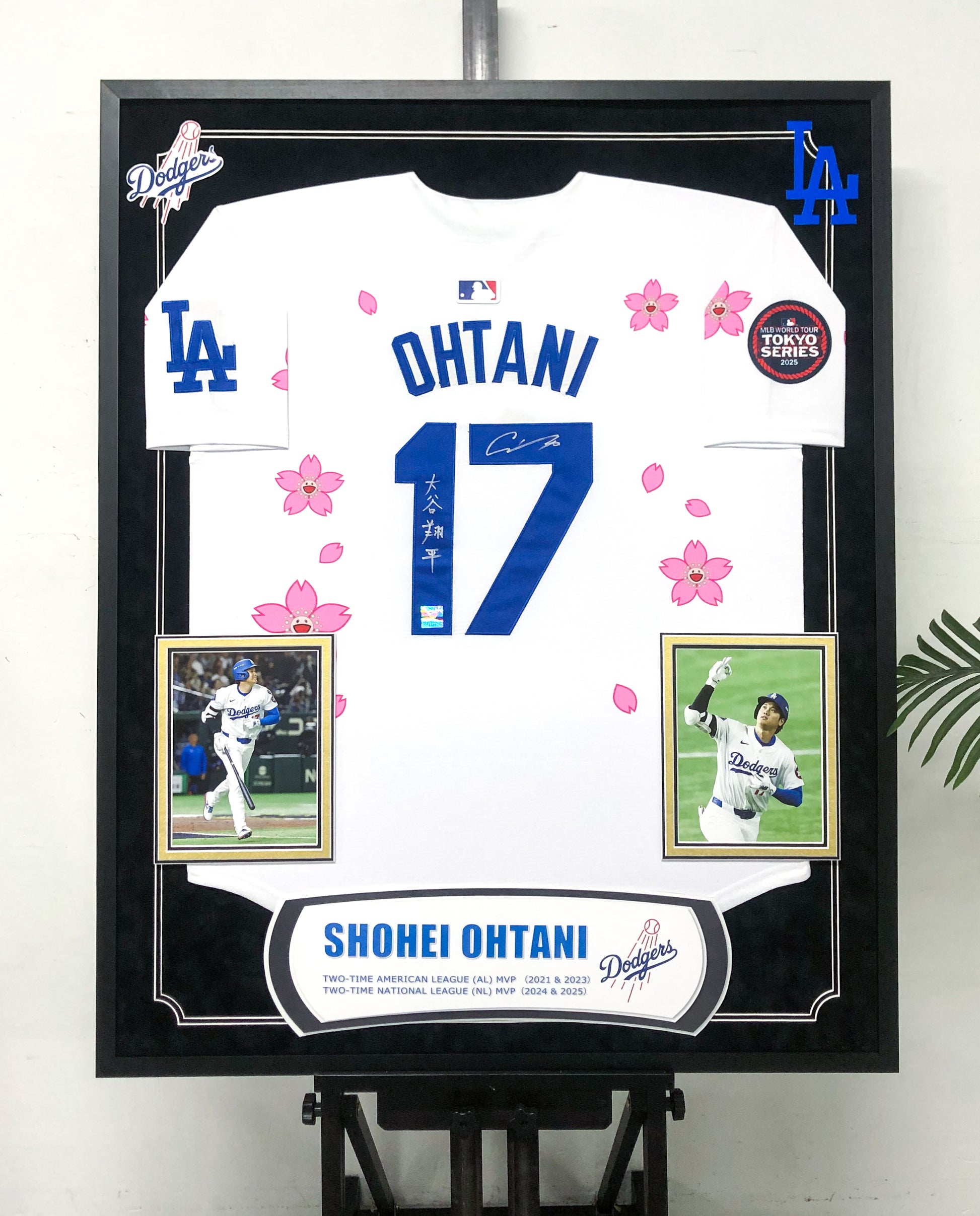 Shohei Ohtani Dodgers Signed Jersey Framing