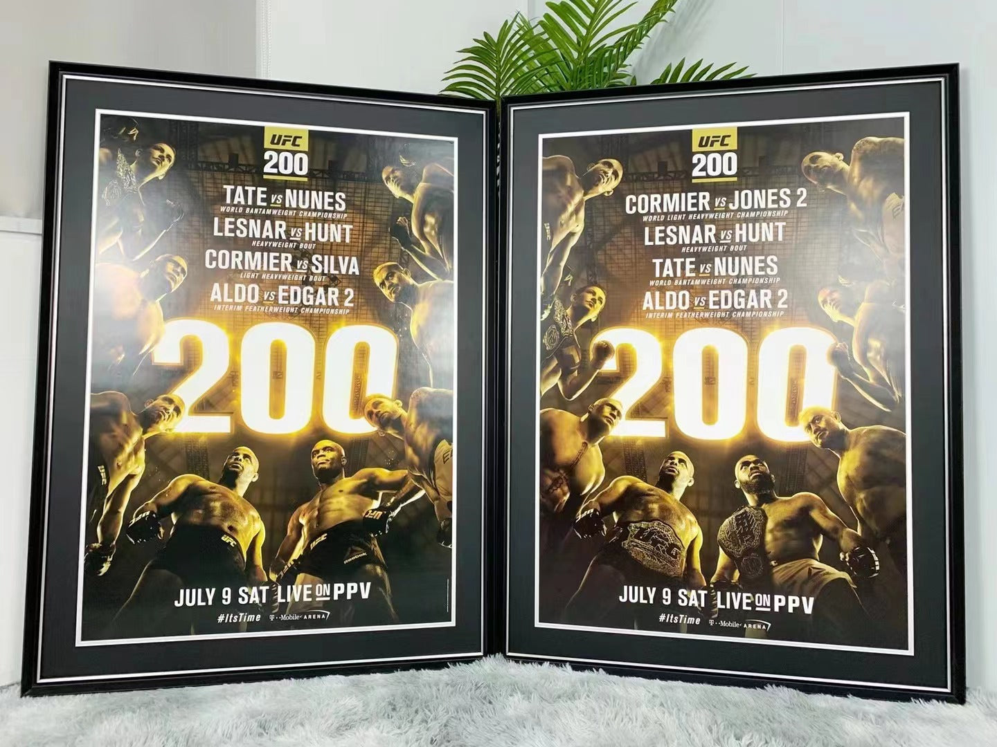 UFC Signed Poster Framing