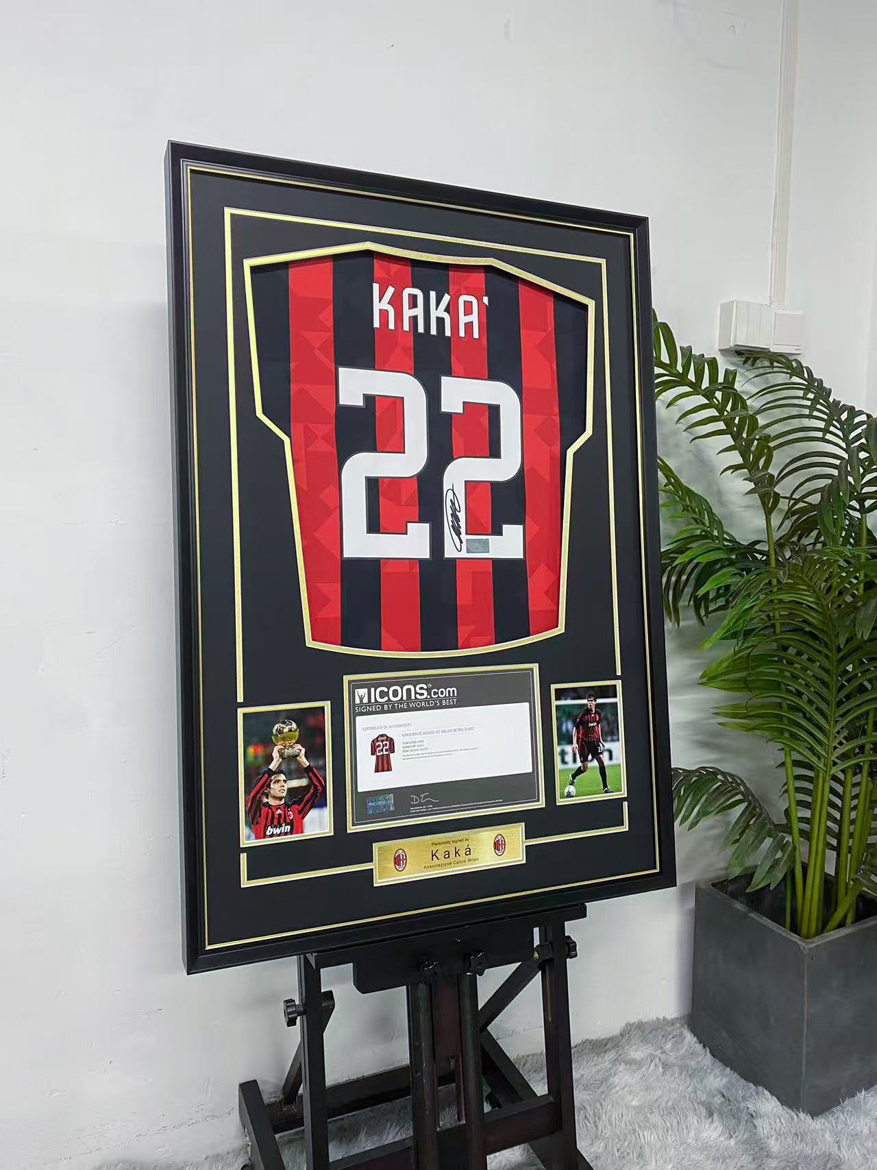 Kaka AC Milan Autographed Jersey Framing Sentimental Item