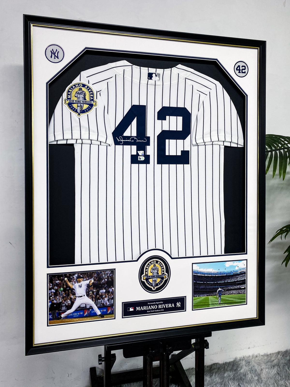 Mariano Rivera New York Yankees Jersey Framing