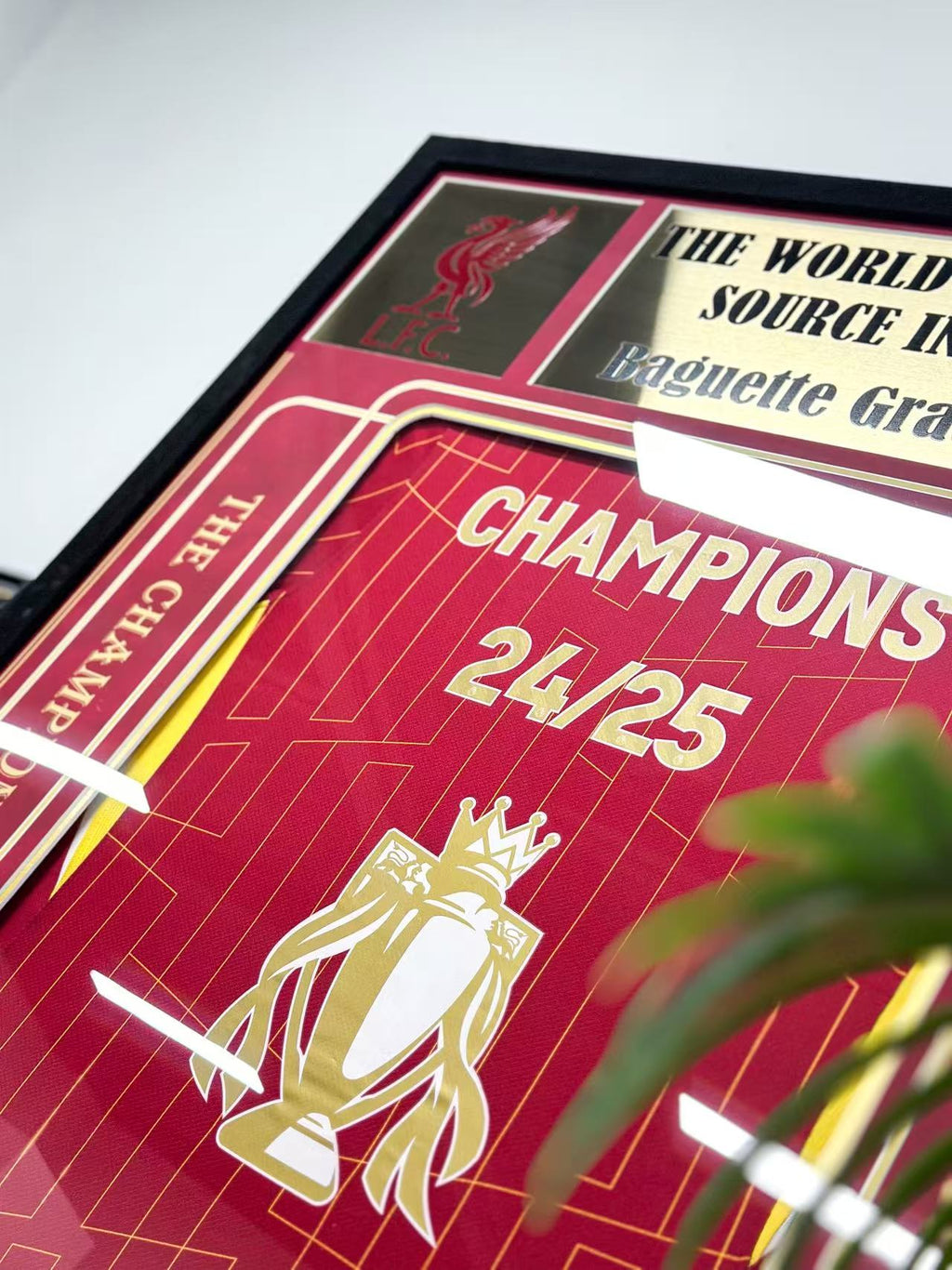 Liverpool FC Autographed Jersey Framing