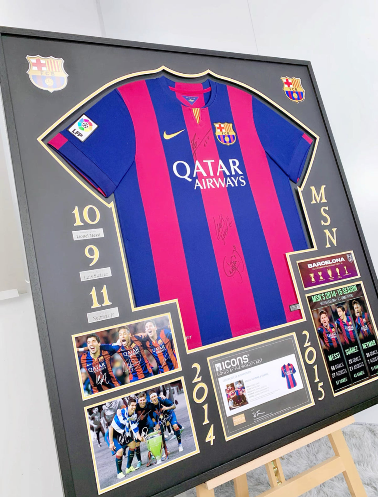 Barcelona Autographed Jersey – Custom Framing