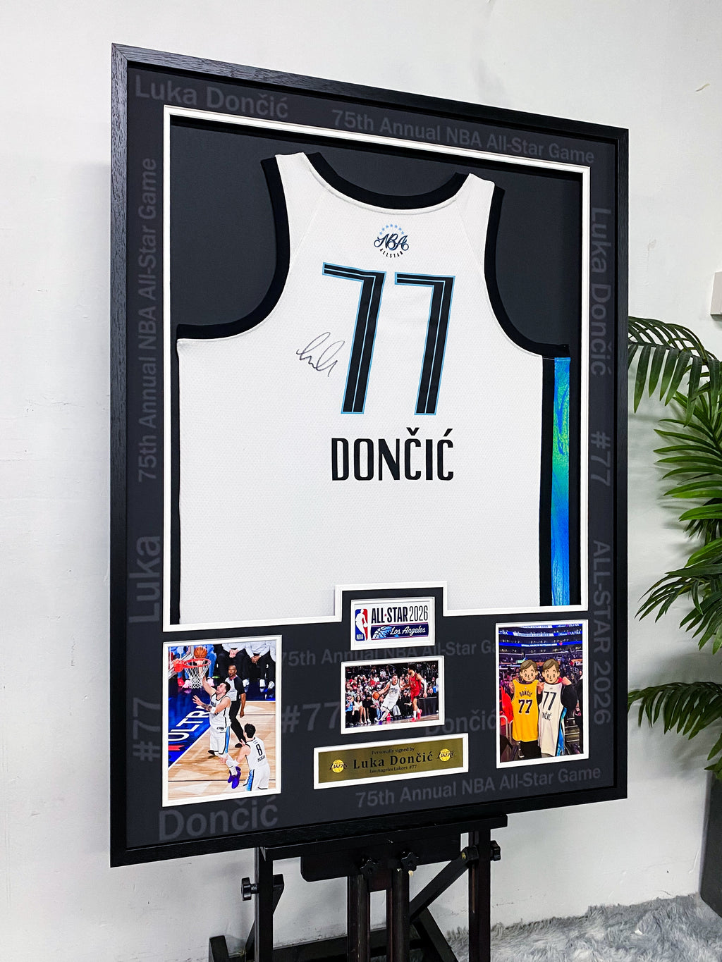 Luka Dončić NBA All‑Star No.77 Jersey Collectible Display