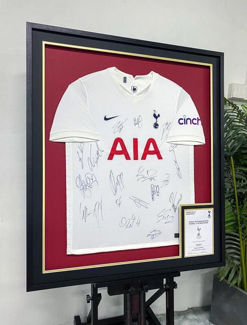 Tottenham Hotspur Full‑Team Signed Jersey Framing