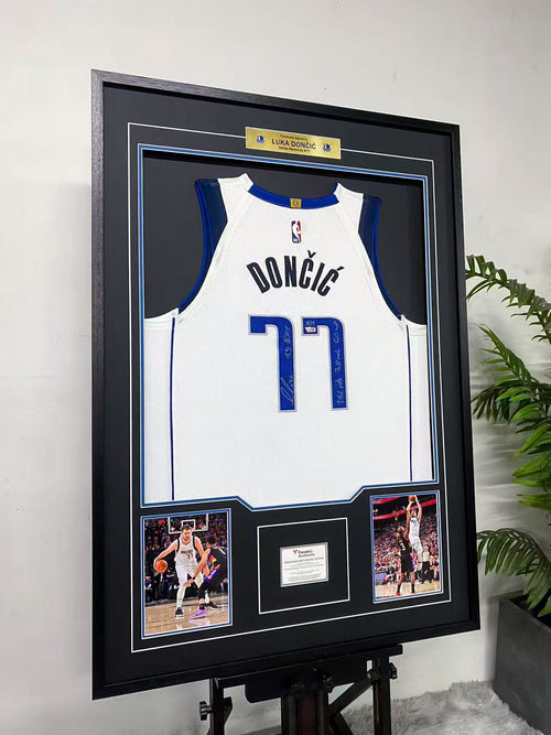 Luka Doncic Dallas Mavericks Autographed Jersey Framing