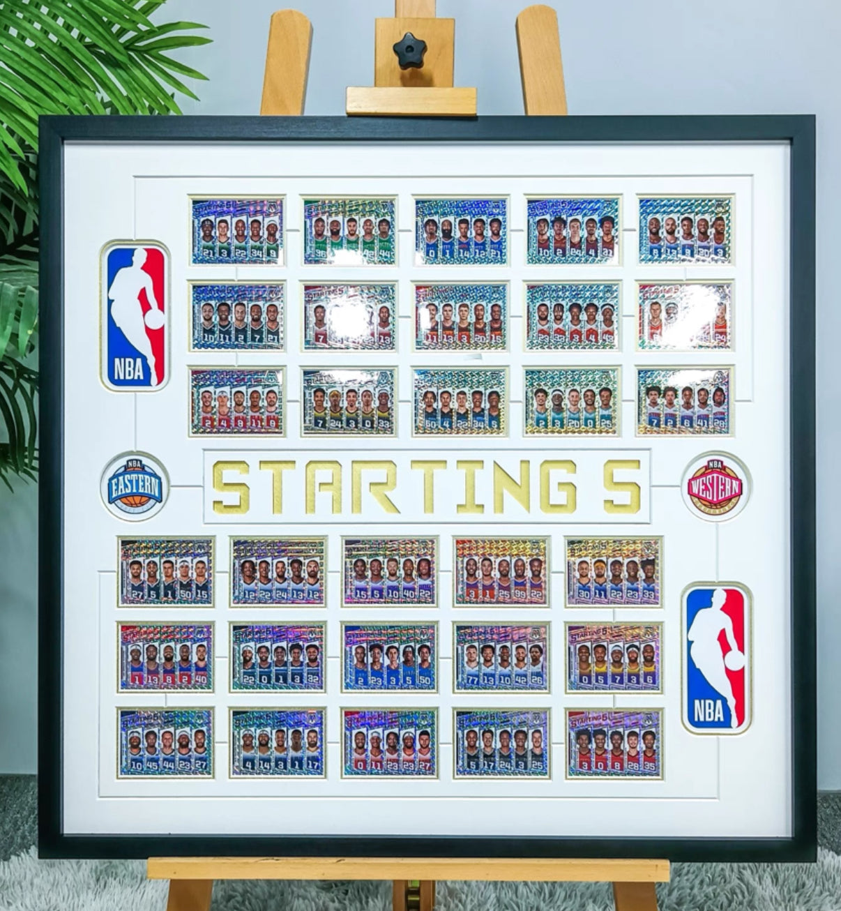 Custom NBA Trading Card | Collector Framed Display Case