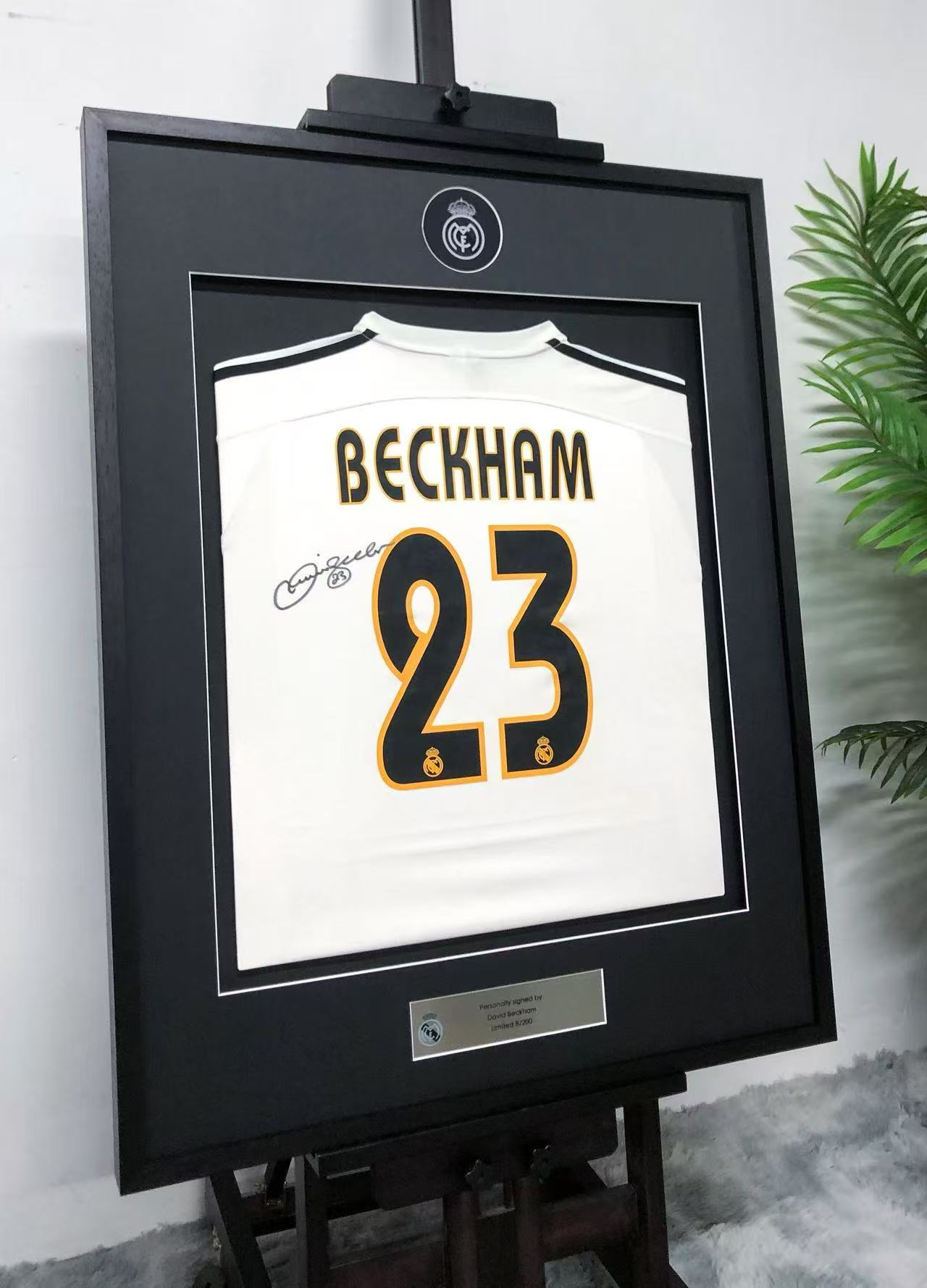 David Beckham Real Madrid Jersey Framing