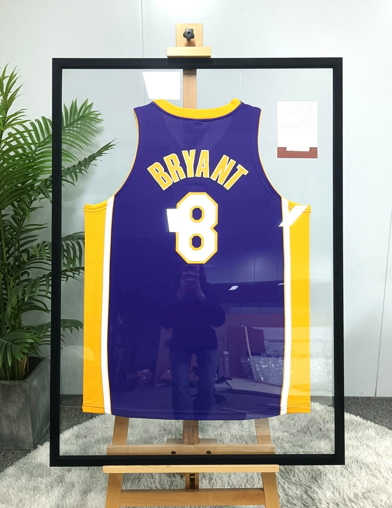 Los Angeles Lakers Kobe Bryant Autographed Framed Jersey