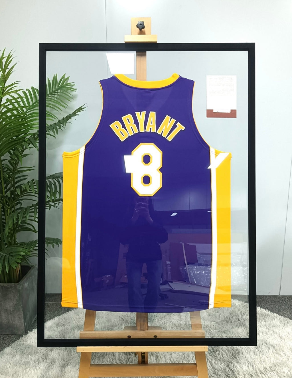 Kobe Bryant Los Angeles Lakers Autographed Custom Framed Jersey