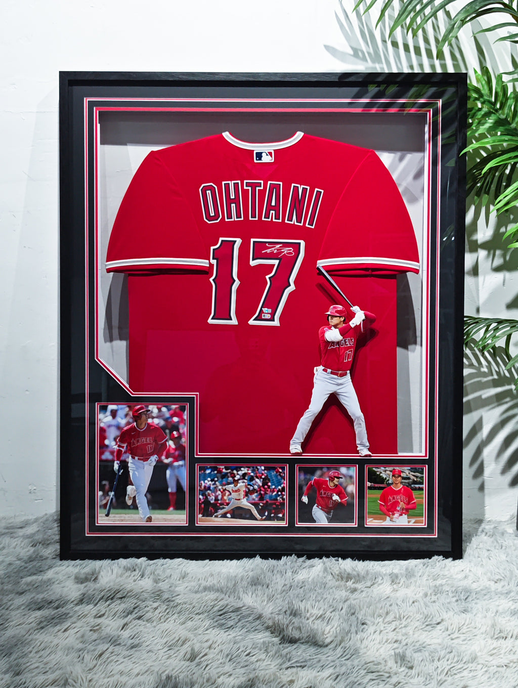 Shohei Ohtani Los Angeles Angels Framed Jersey