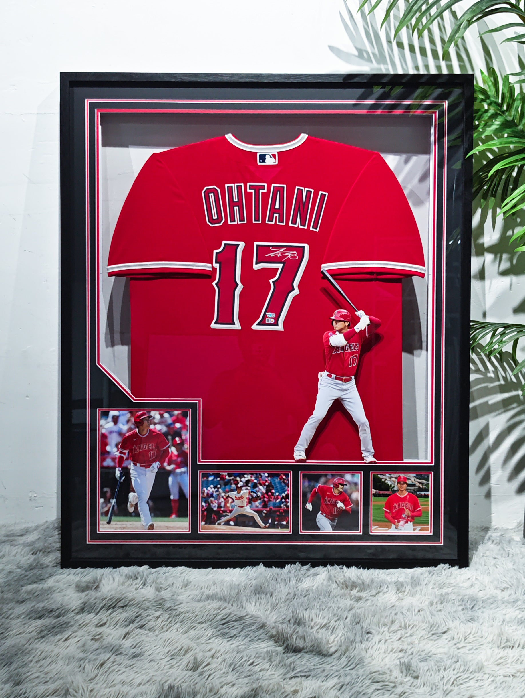 Shohei Ohtani Los Angeles Angels Framed Jersey