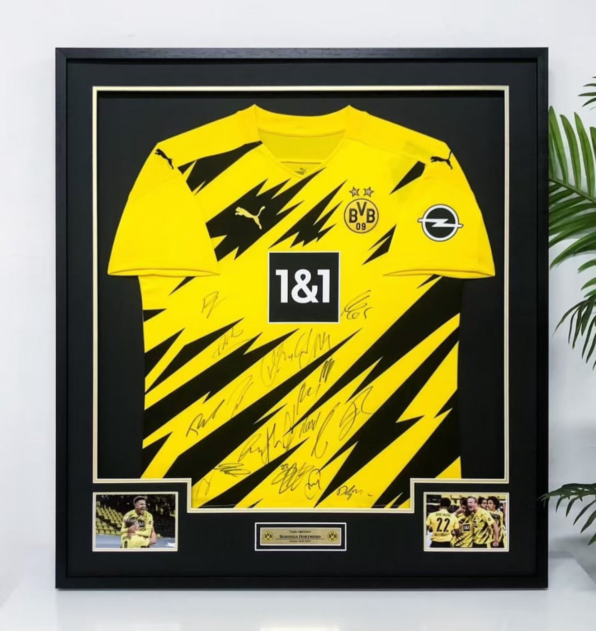 Borussia Dortmund Autographed Jersey | Personalized Framed Keepsake