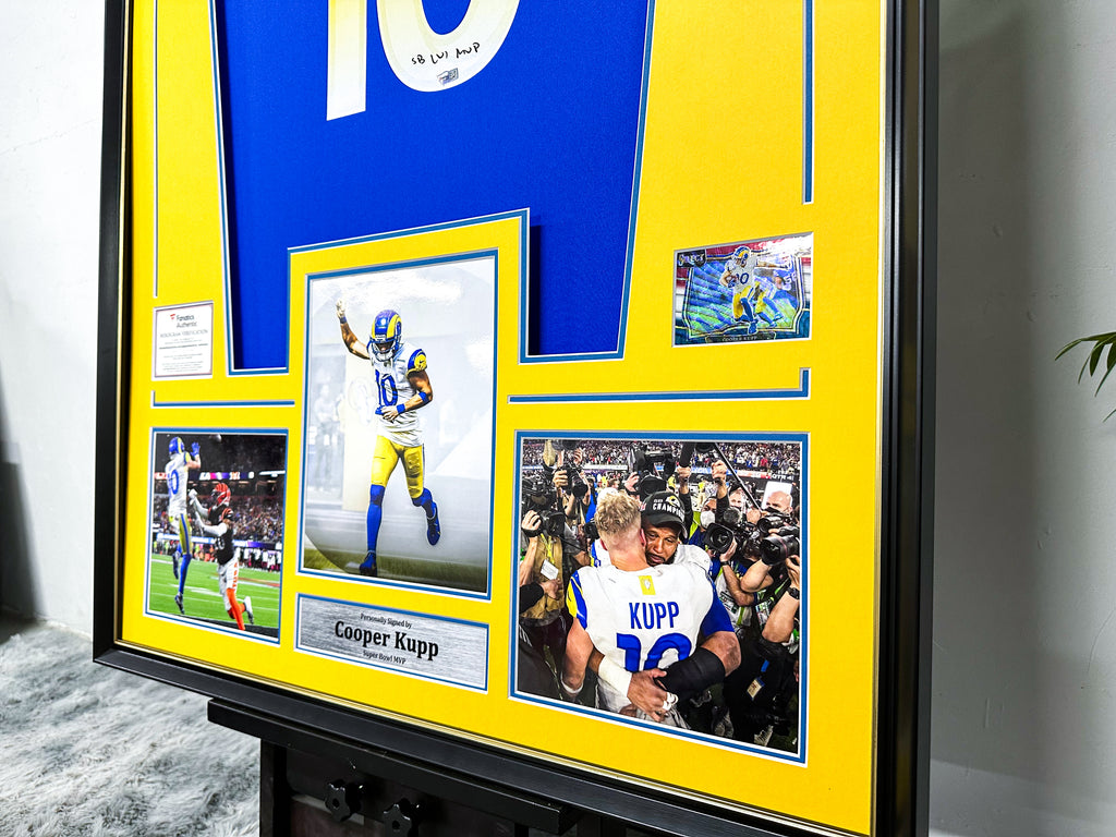 Cooper Kupp Los Angeles Rams NFL Signed Jersey Framed Display