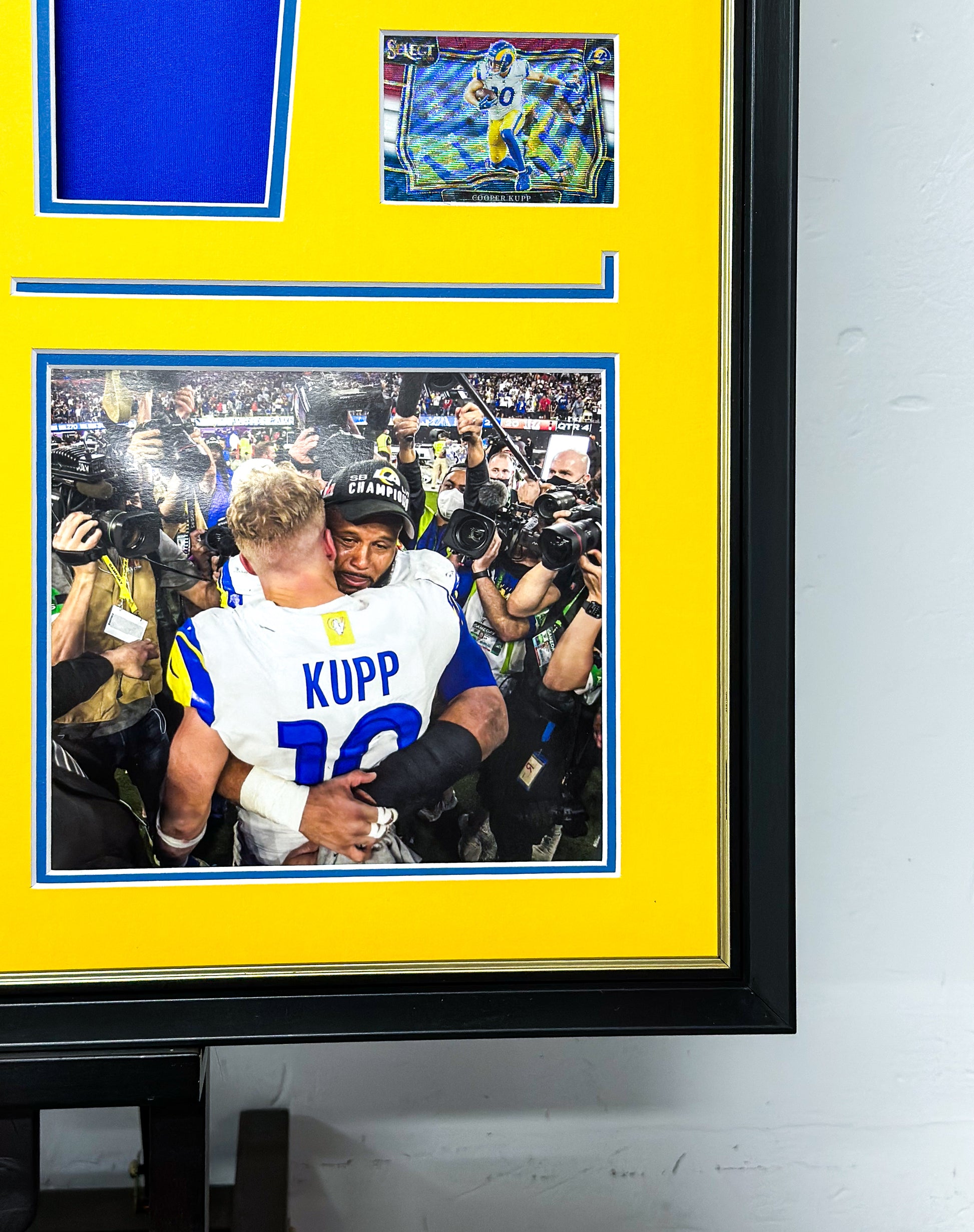Cooper Kupp Los Angeles Rams NFL Signed Jersey Framed Display