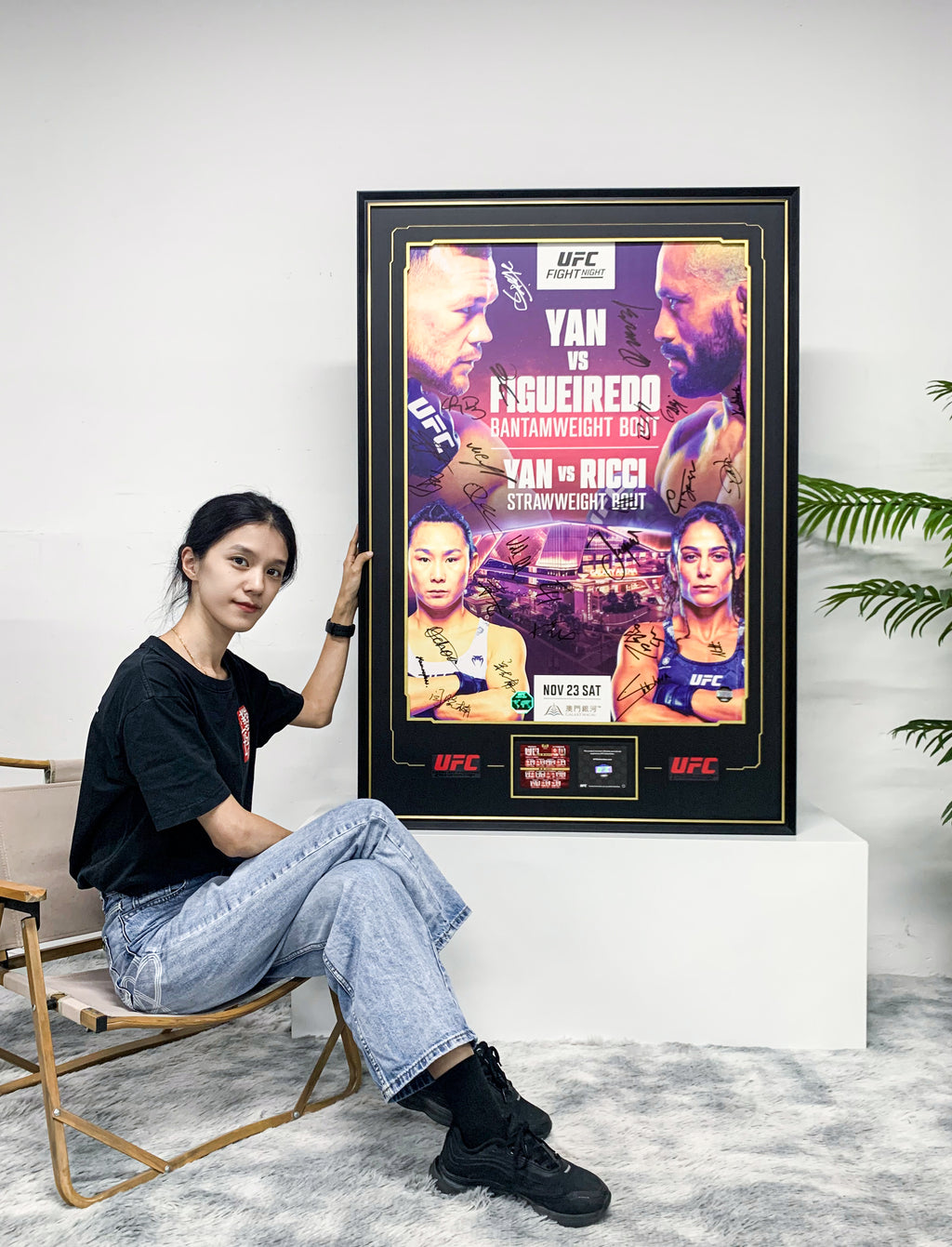 UFC Poster custom framing
