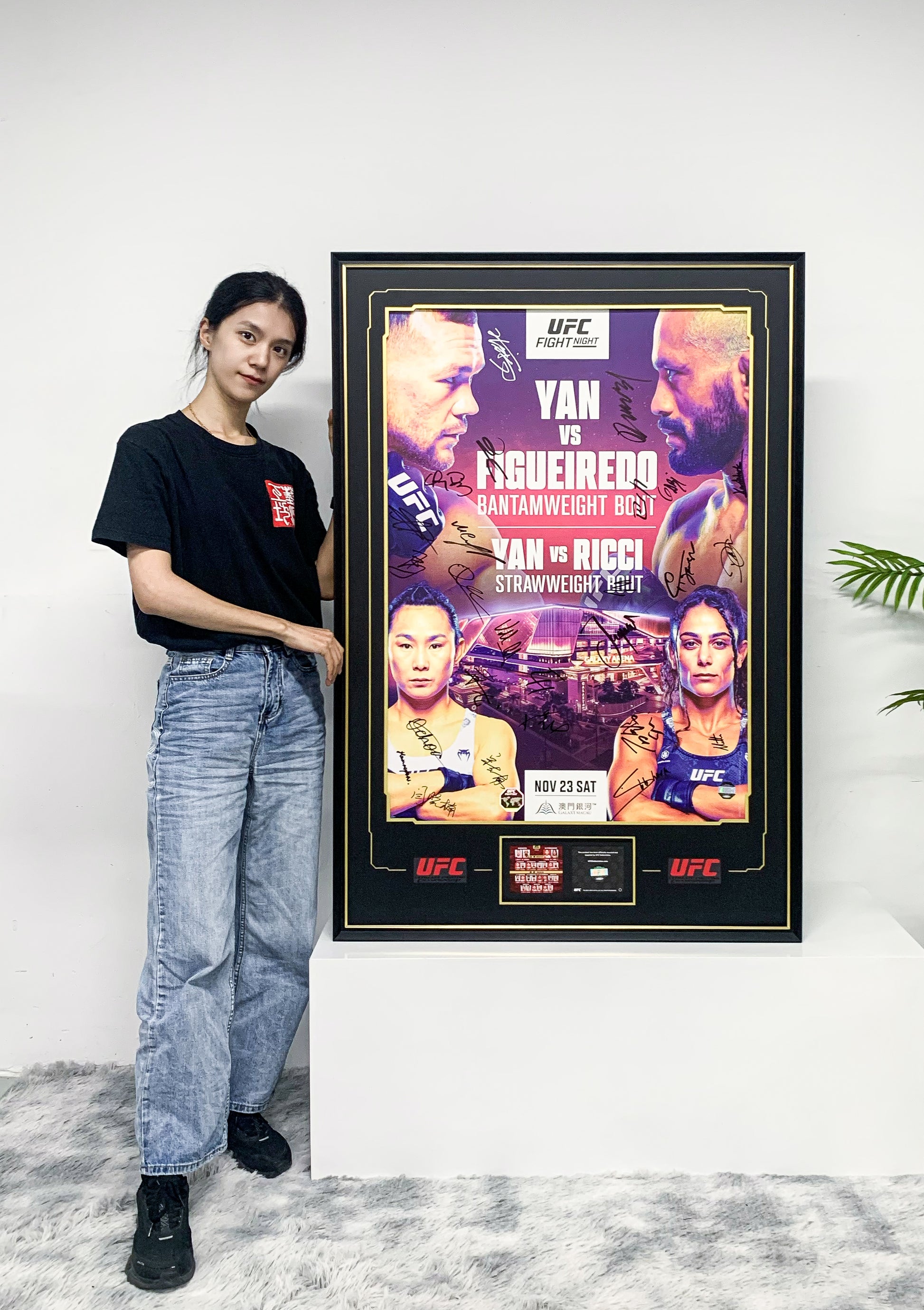UFC Poster custom framing