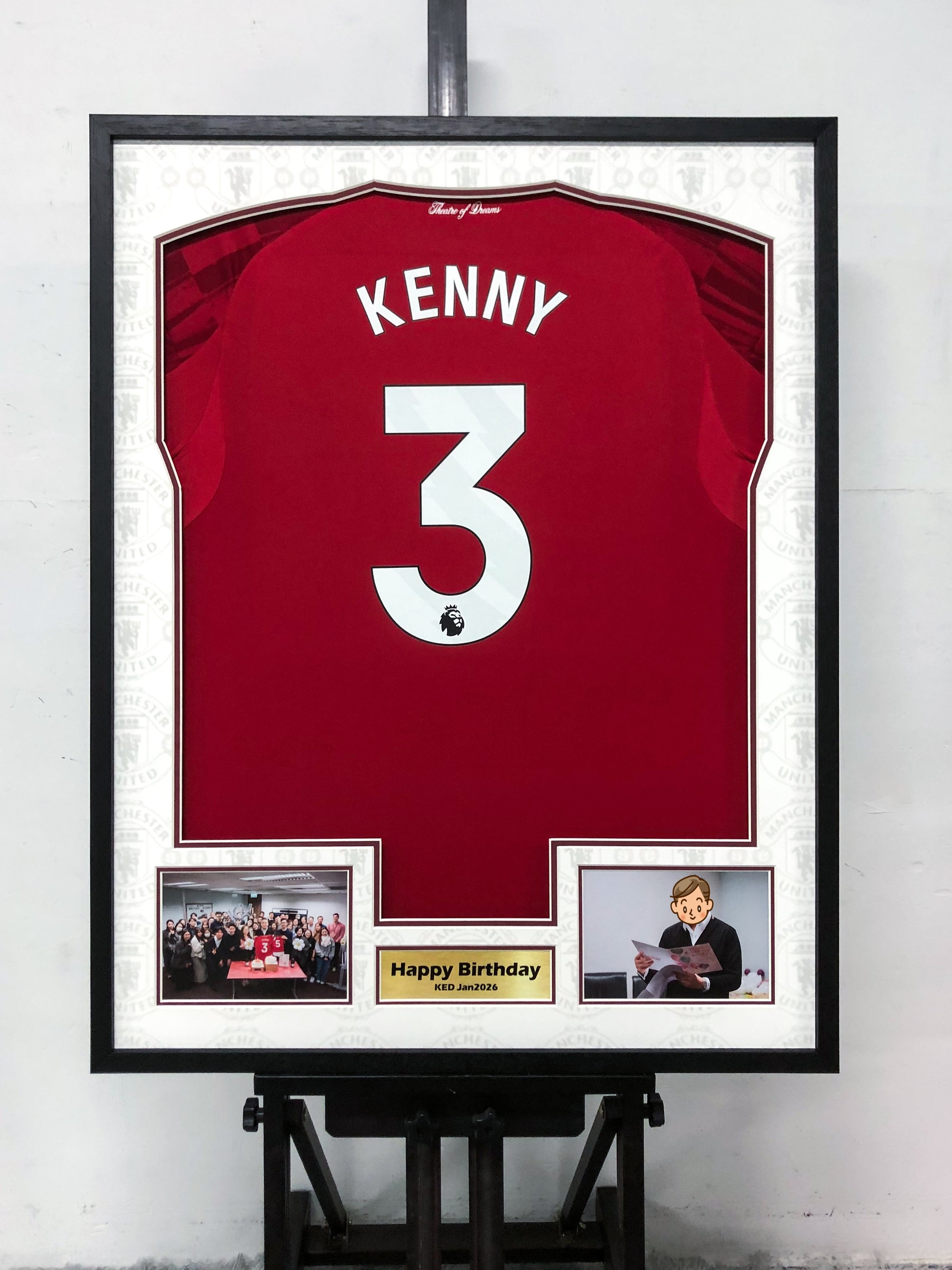 Custom Football Jersey Framing