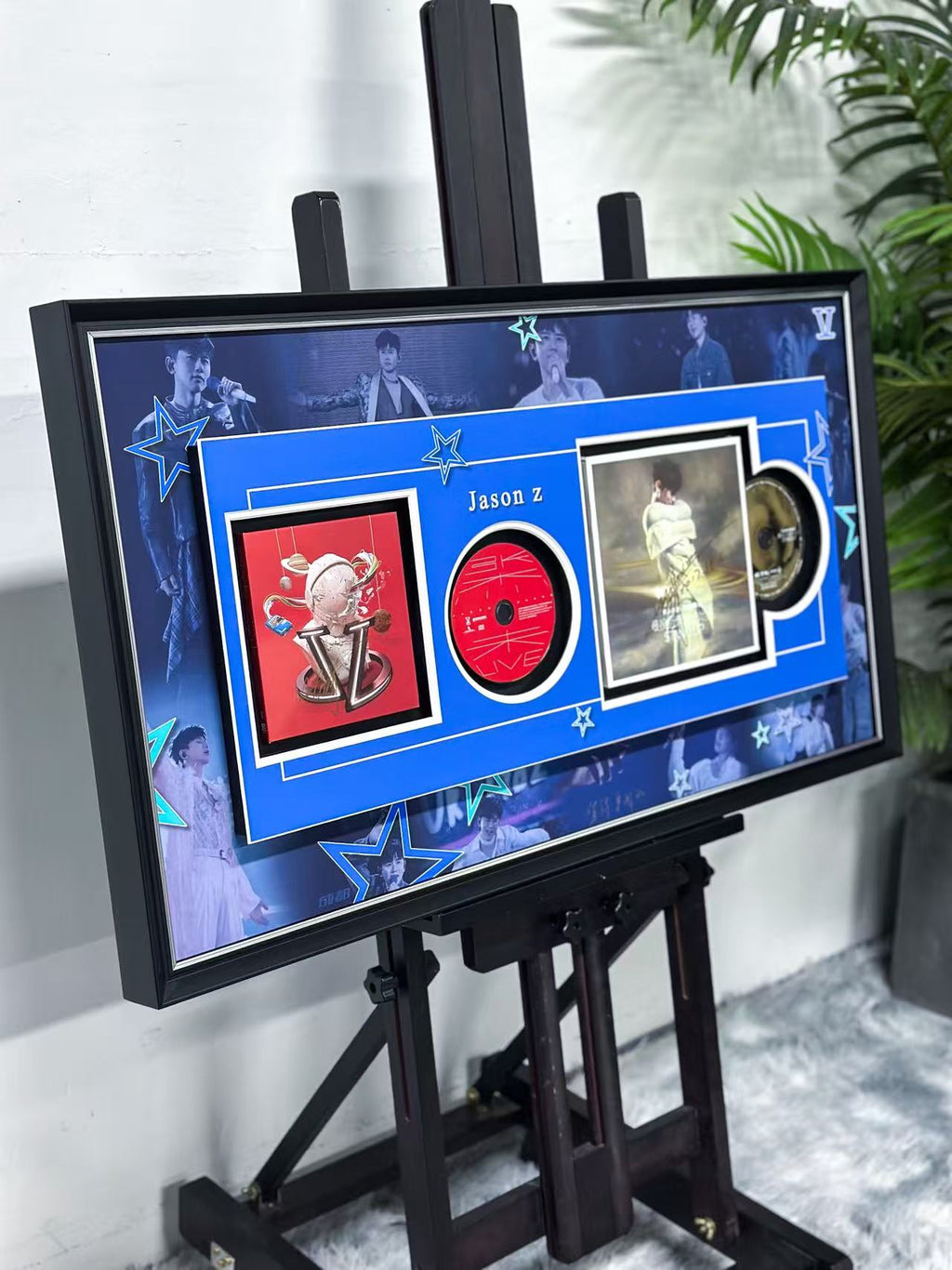 vinyl records custom framing