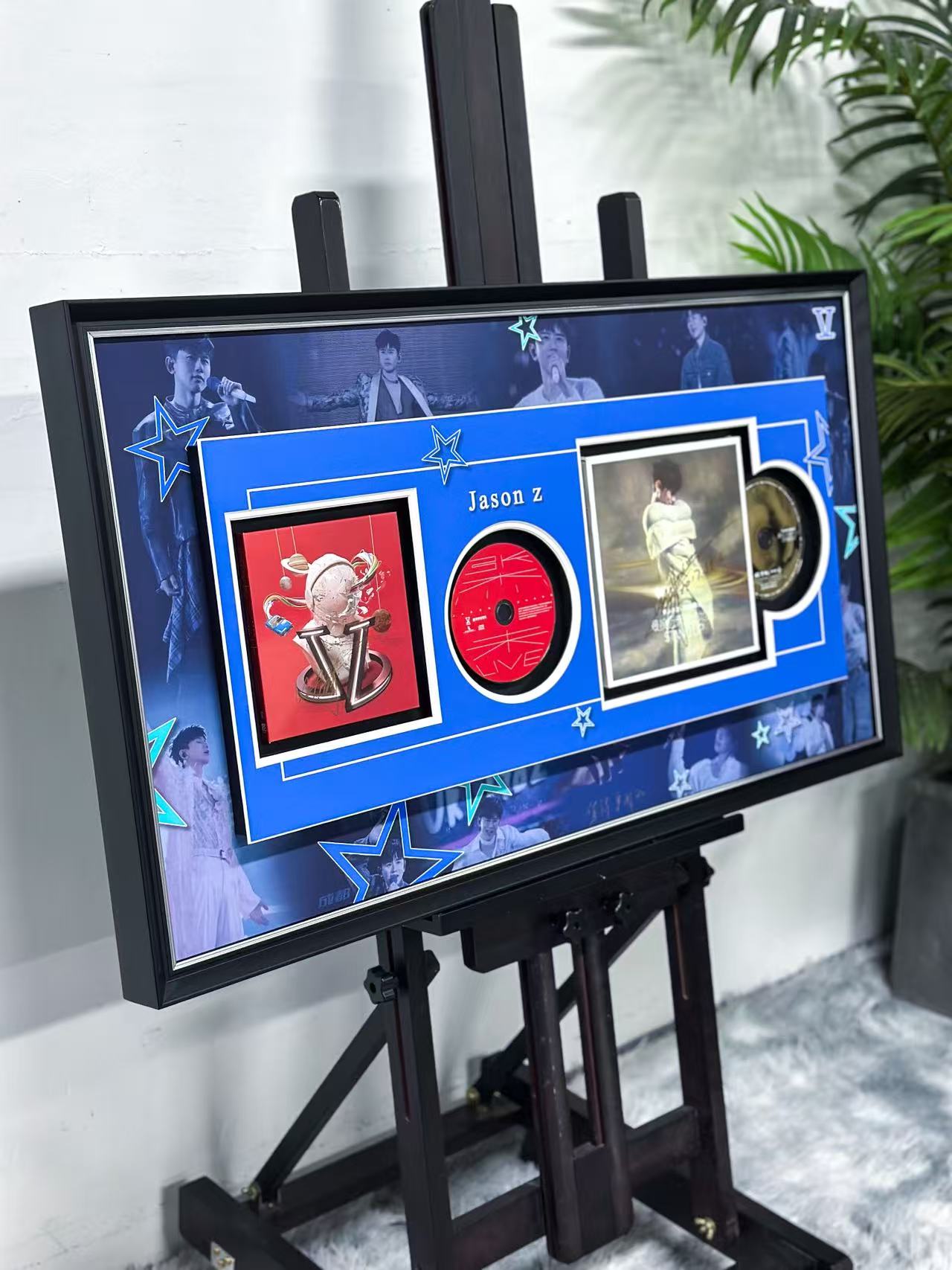 vinyl records custom framing
