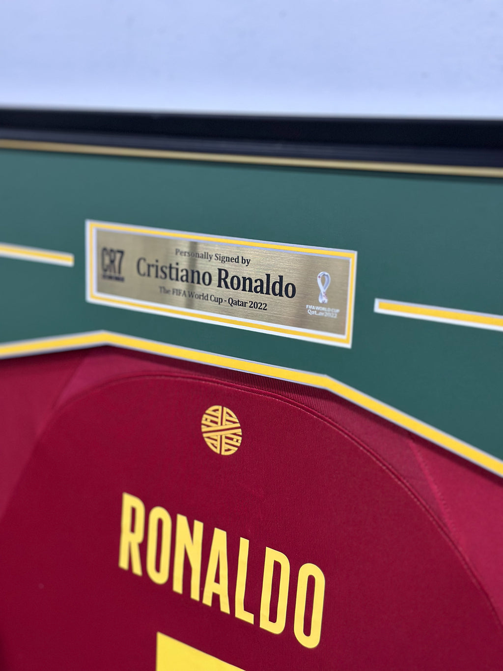 Cristiano Ronaldo & Lionel Messi Jersey Custom Framing