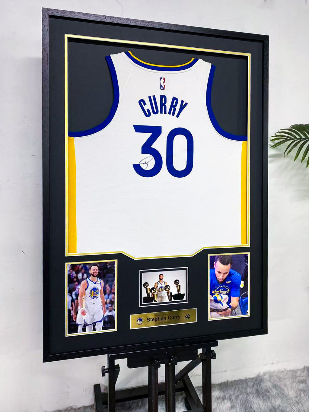 Stephen Curry Golden State Warriors #30 Autographed Jersey Framing