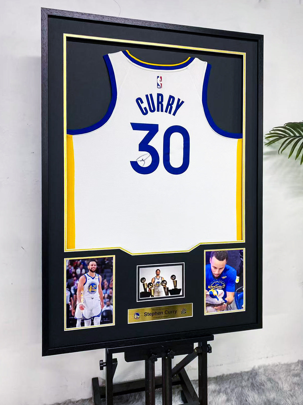 Stephen Curry Golden State Warriors #30 Autographed Jersey Framing