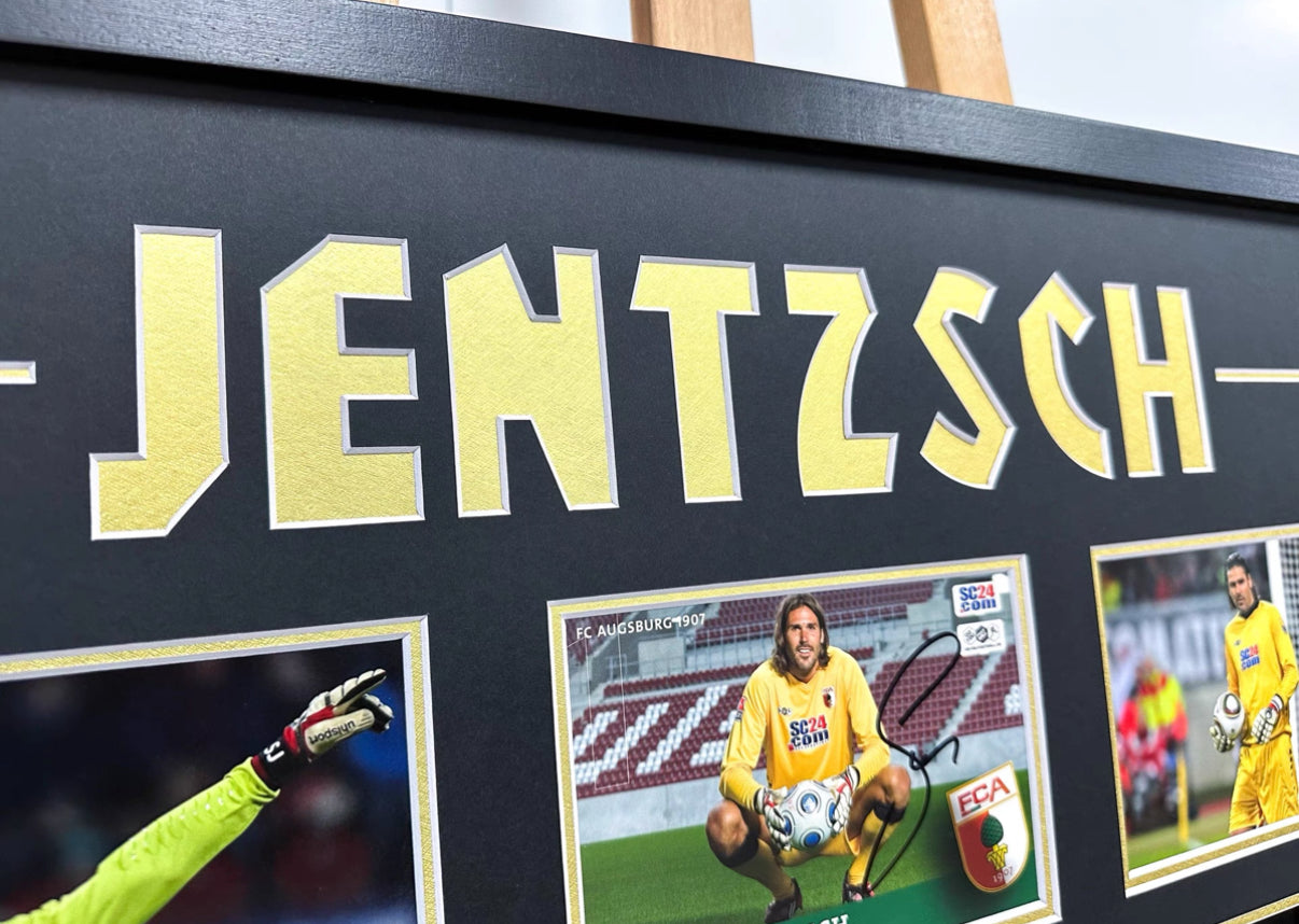 Simon Jentzsch Autographed Gloves | Personalized Framed Keepsake