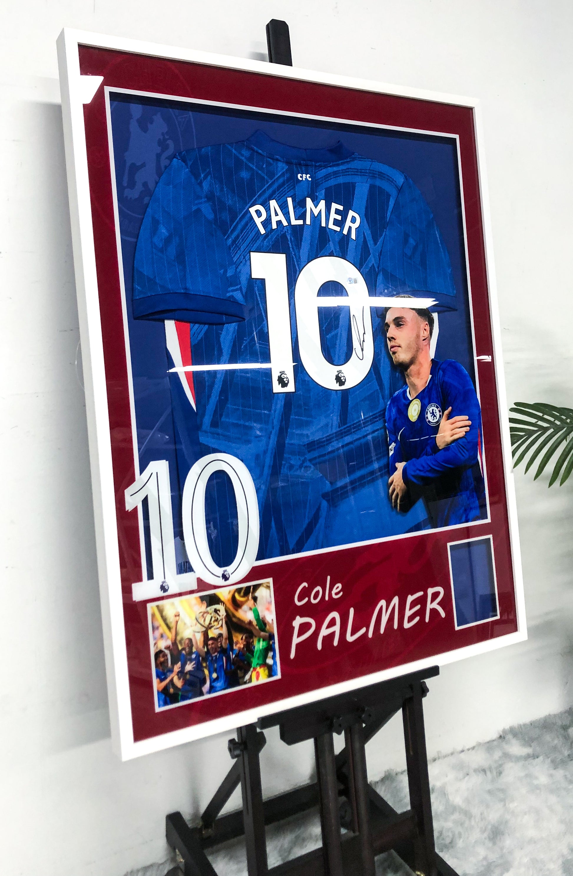 Cole Palmer Chelsea Autographed Jersey Custom Framing