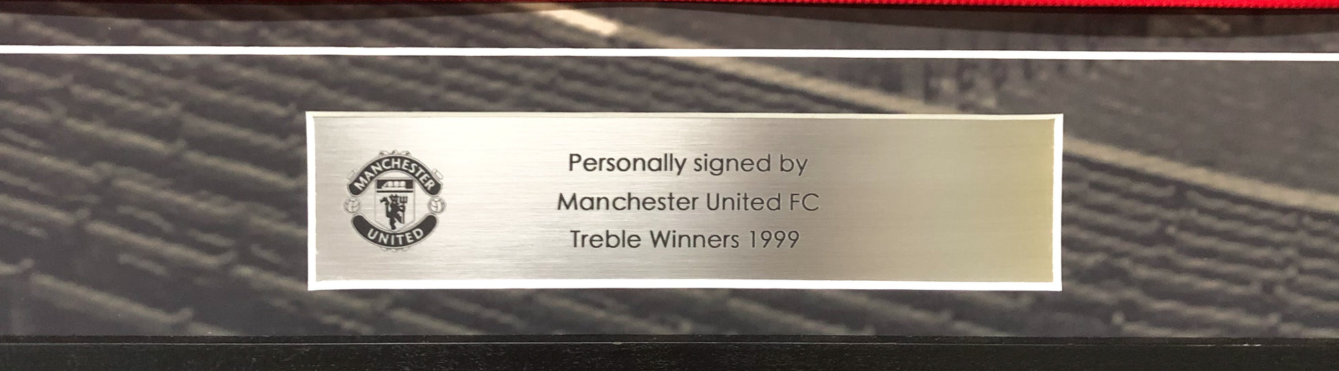 Manchester United Custom Framed Autographed Jersey
