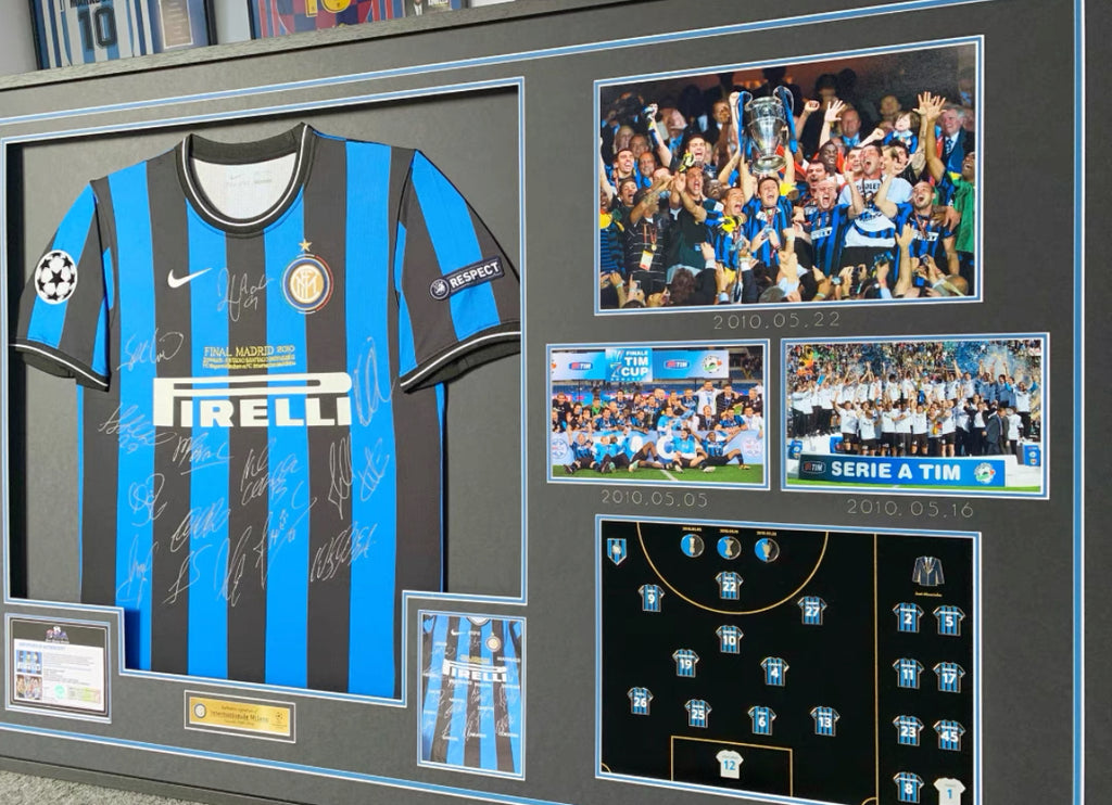 Inter Milan Jersey – Autographed Custom Framing