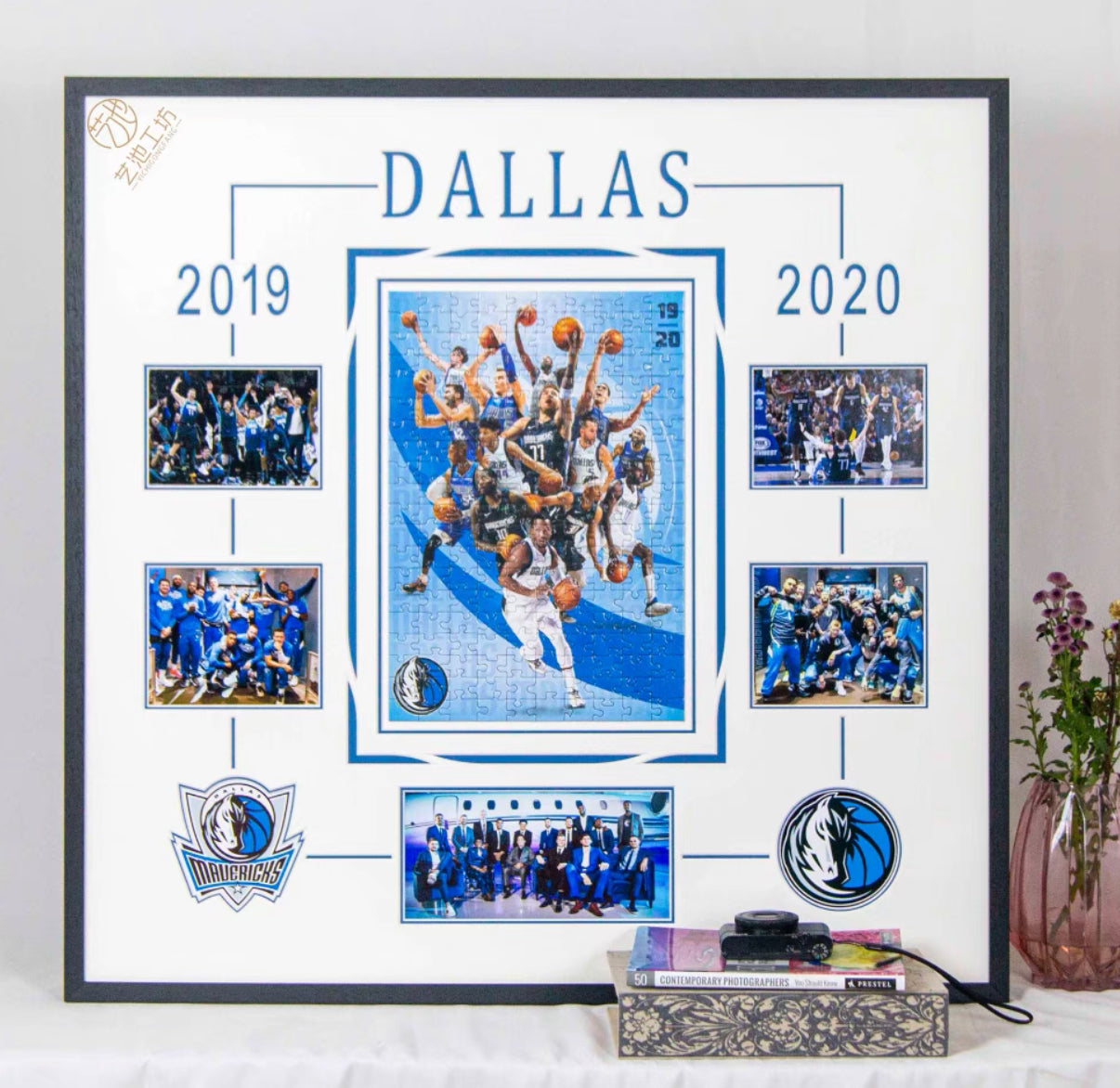 Custom Poster Framing | Living Room Wall Art Display