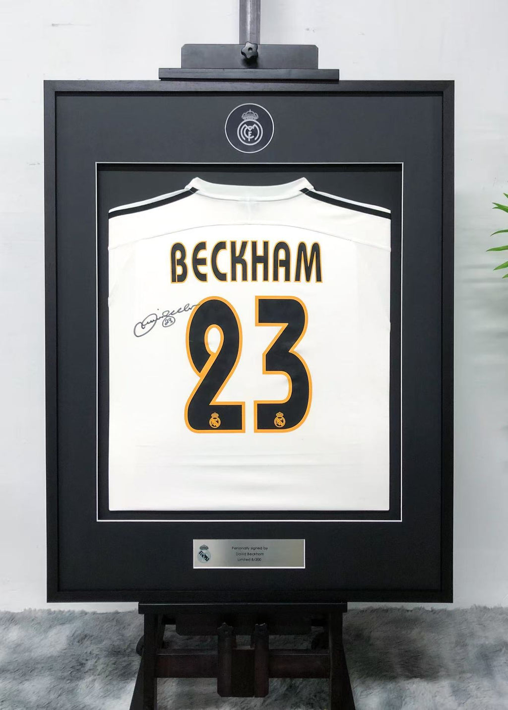 David Beckham Real Madrid Jersey Framing