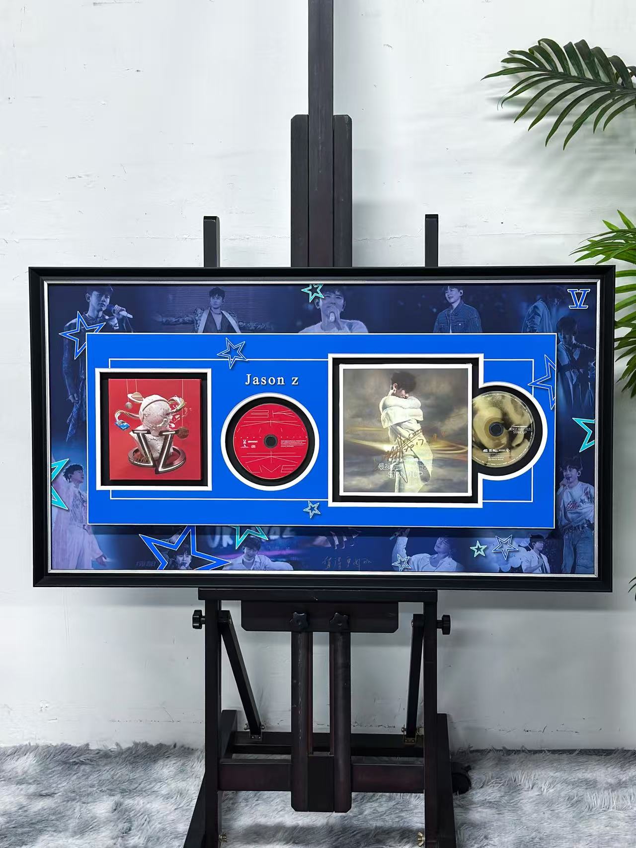 vinyl records custom framing