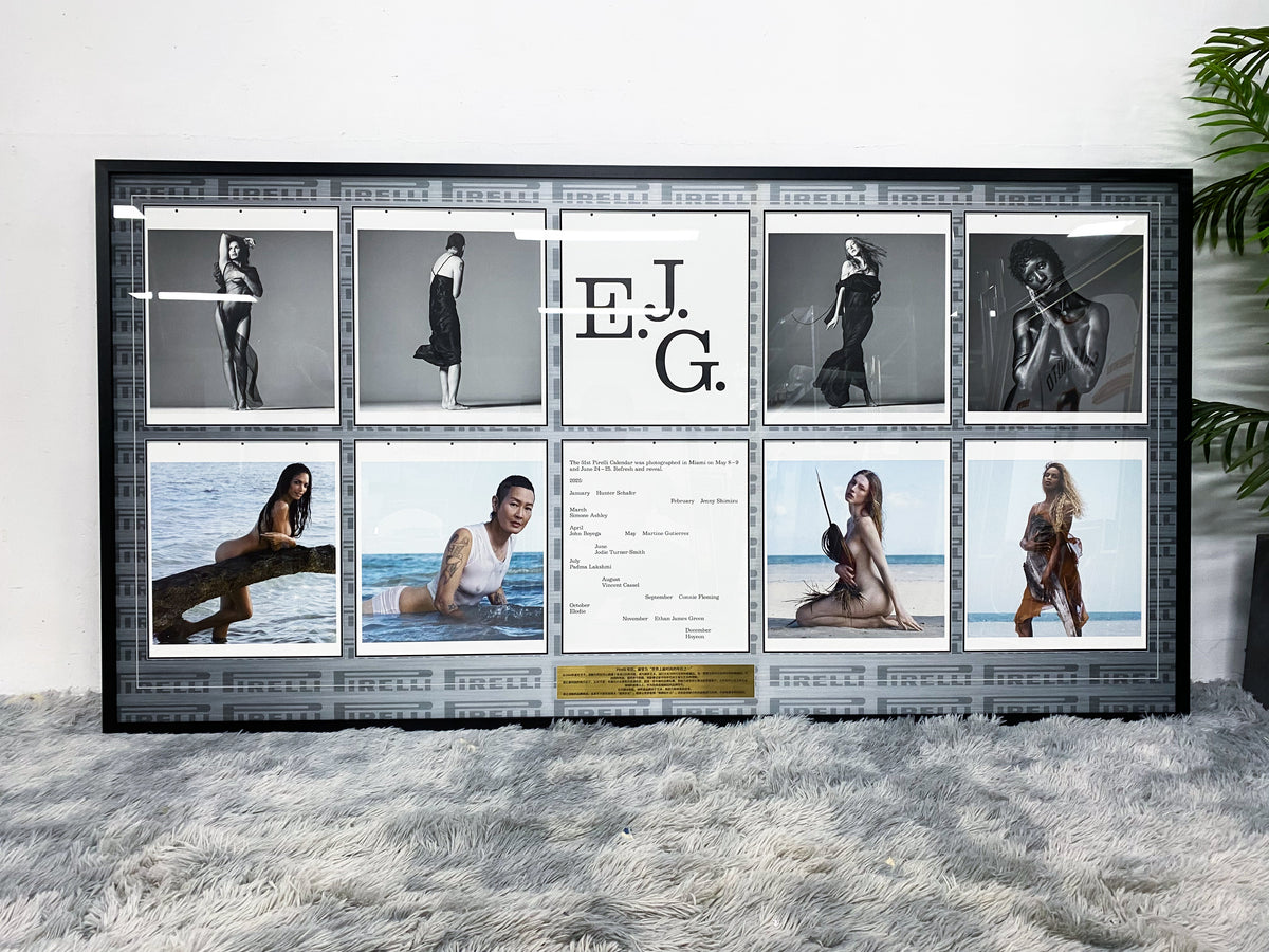 The 51st Pirelli Calendar 2025 by Ethan James Green Framed