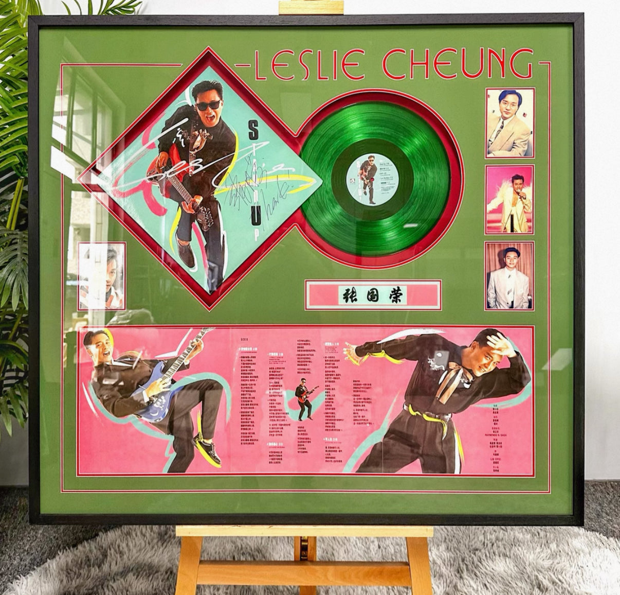 vinyl records custom framing