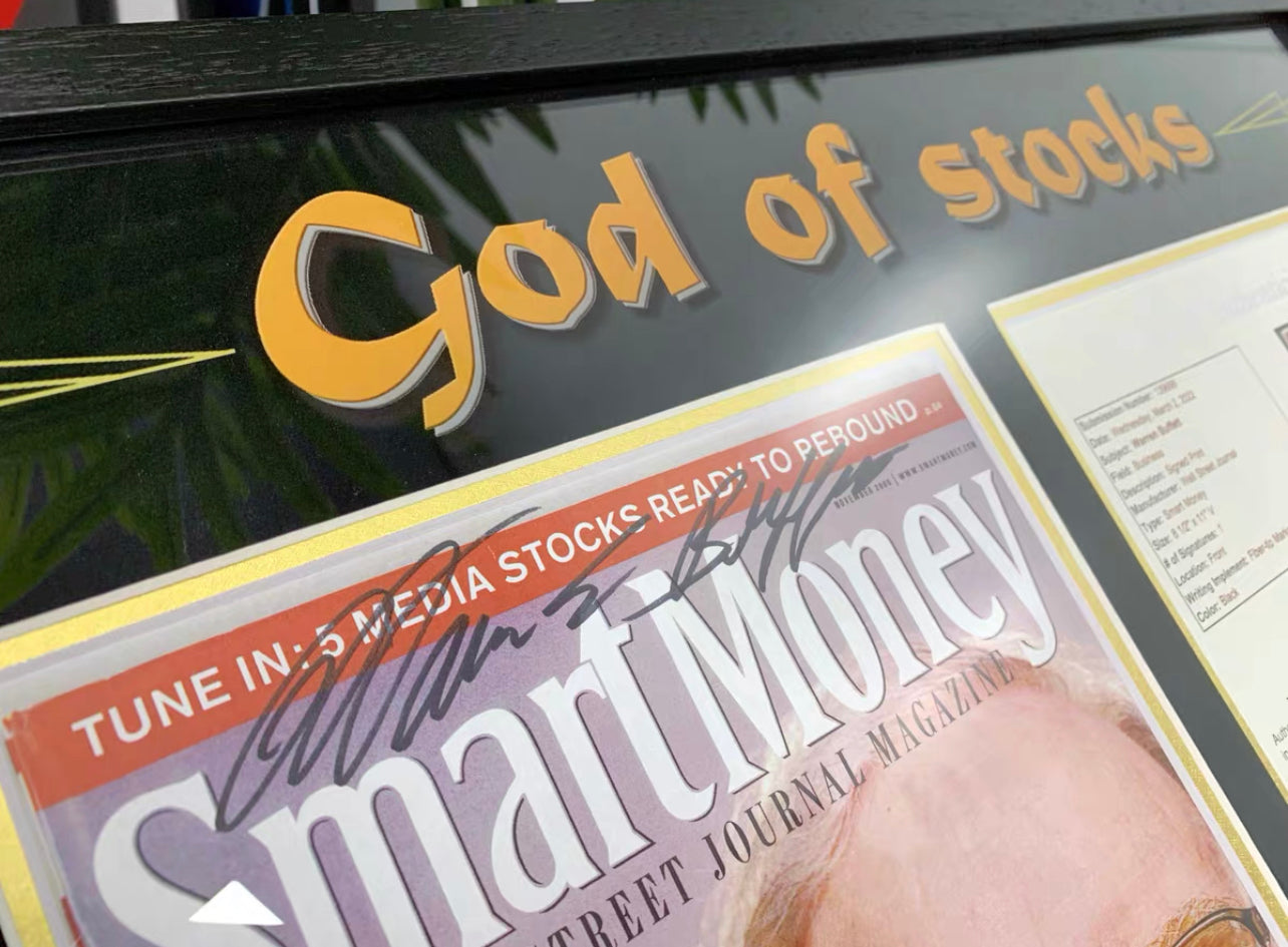 Warren E. Buffett Sentimental Item Custom Framing