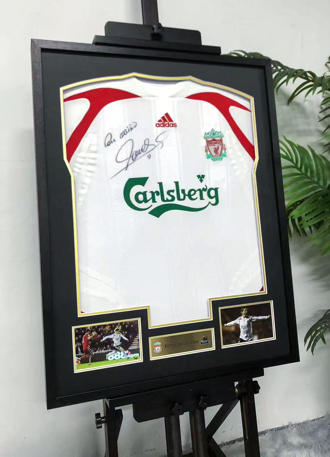 Liverpool FC Autographed Jersey Custom Framed