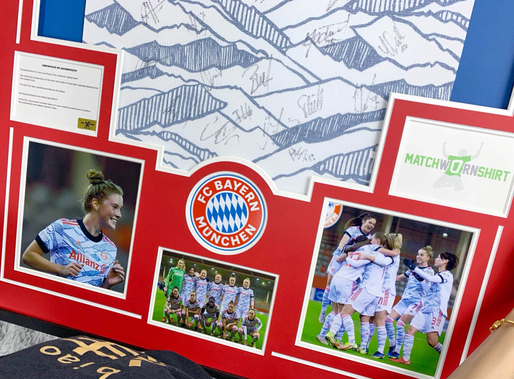 Bayern Munich Autographed Jersey – Custom Framing